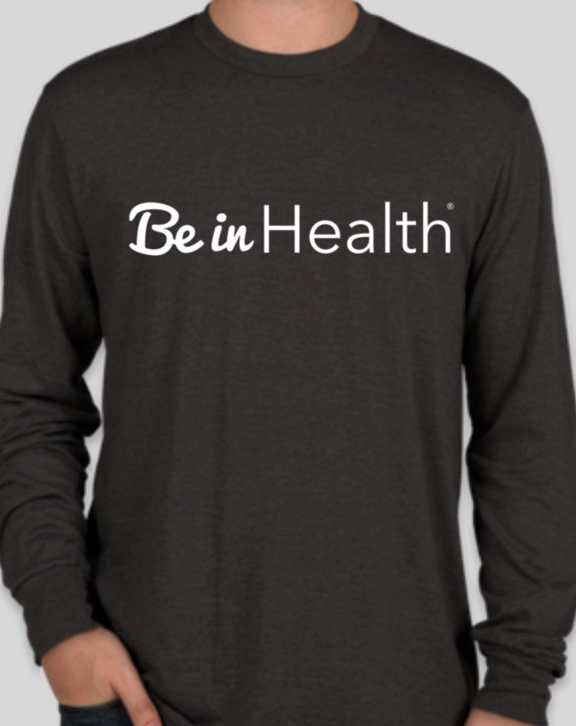 Be In Health Triblend Long Sleeve - Grey