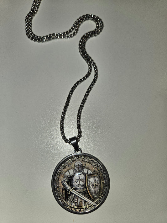 Glass armor of God S.S. necklace