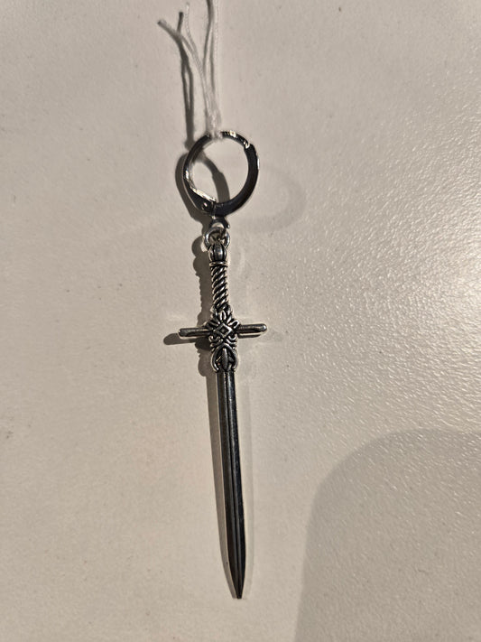 small sword key chain